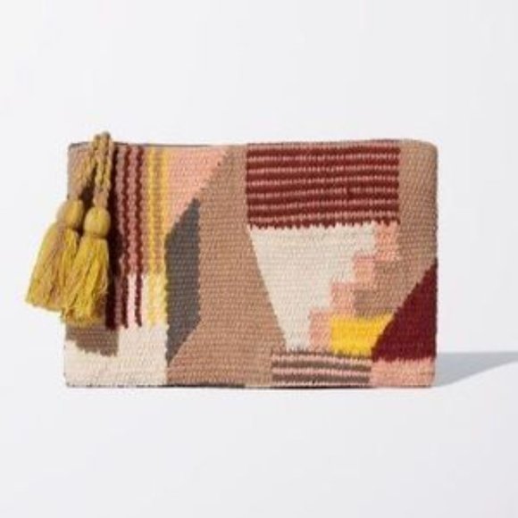 ARITZIA - WILFRED TAPESTRY POUCH/CLUTCH, CAIRO - Picture 1 of 5